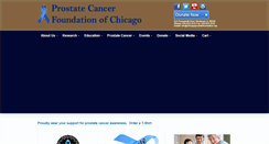 Desktop Screenshot of chicagoprostatefoundation.org
